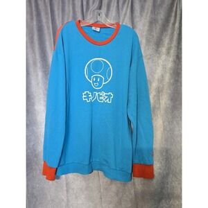 USJ Universal Studios Japan Super Nintendo World Toad Sweatshirt XL Unisex